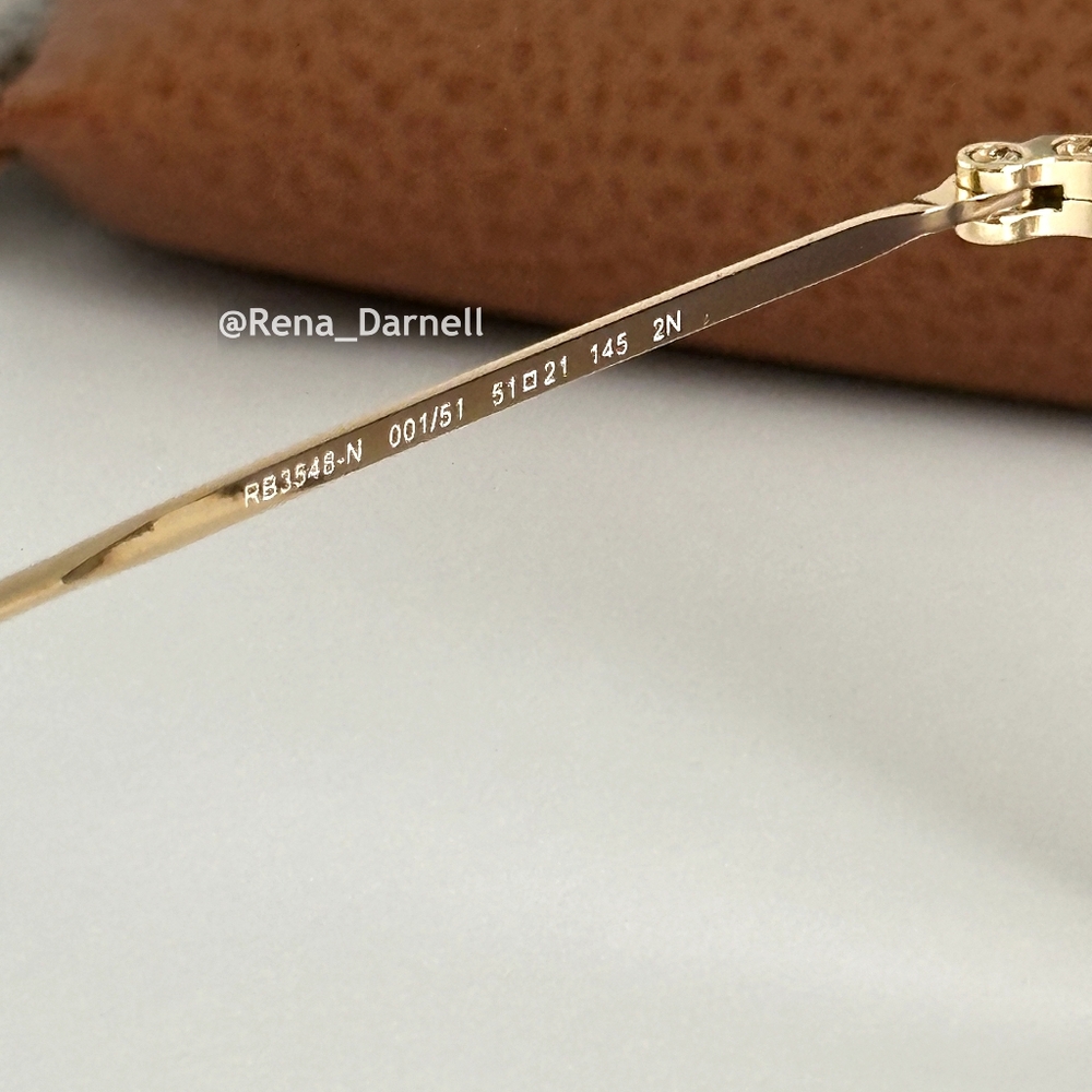 RayBan Hexagonal RB3548N Gradient Brown New - Picture 7 of 16